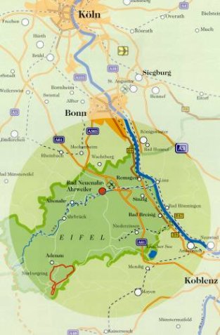 Sinzig-Westum zwischen Bonn und Koblenz (Anklicken zum Zoomen)