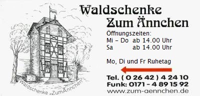Wegweiser Zum Ännchen